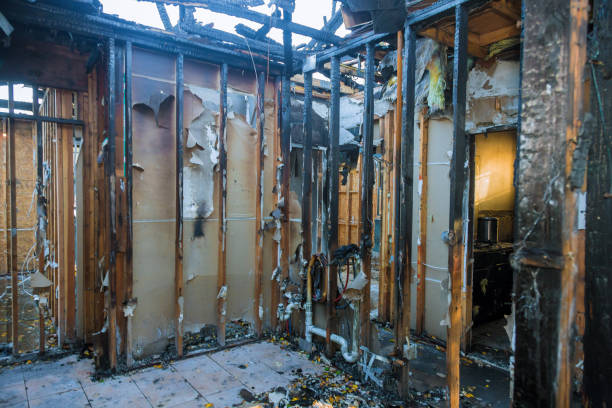 Professional Fire Damage Assessment technician working in Sans Souci, SC